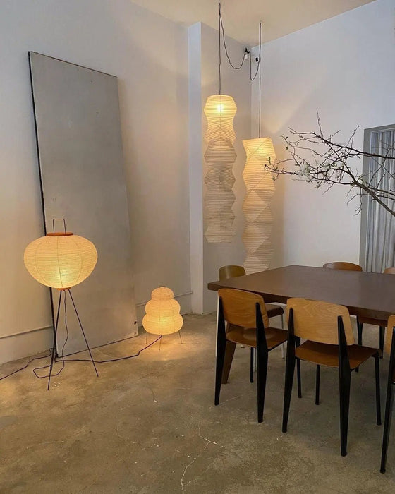 Akari Rice Paper Floor Lamp - Simprolos