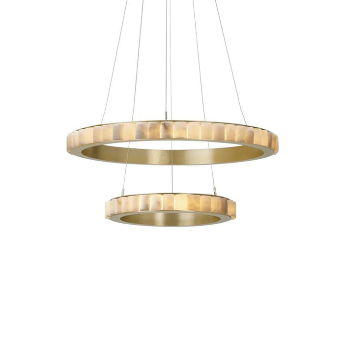 Alabaster Avalon Halo Chandelier - Simprolos
