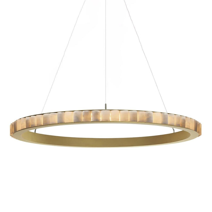 Alabaster Avalon Halo Chandelier - Simprolos