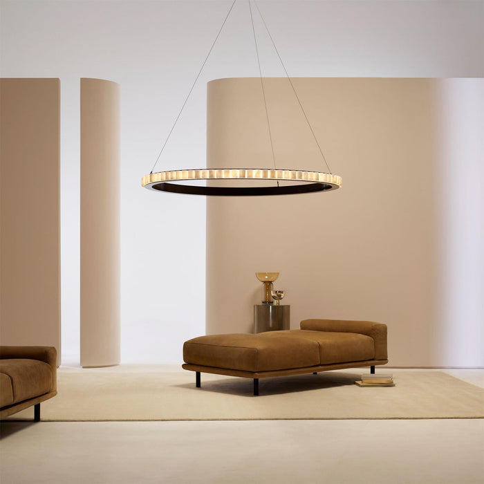 Alabaster Avalon Halo Chandelier - Simprolos