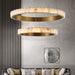 Alabaster Avalon Halo Chandelier - Simprolos