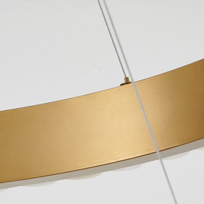 Alabaster Avalon Halo Chandelier - Simprolos