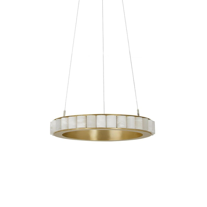 Alabaster Avalon Halo Chandelier - Simprolos