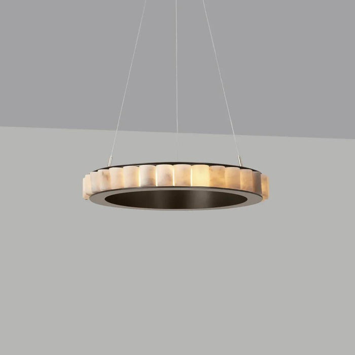 Alabaster Avalon Halo Chandelier - Simprolos