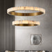 Alabaster Avalon Halo Chandelier - Simprolos