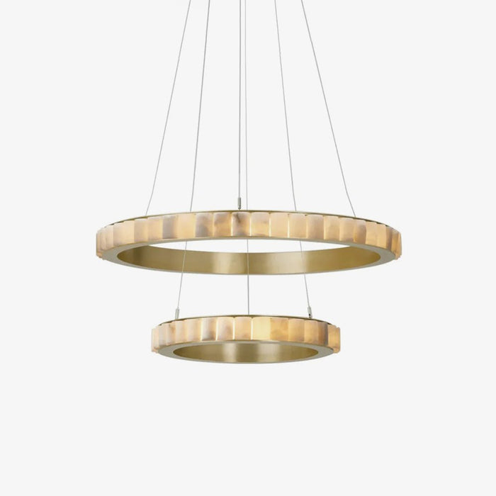 Alabaster Avalon Halo Chandelier - Simprolos