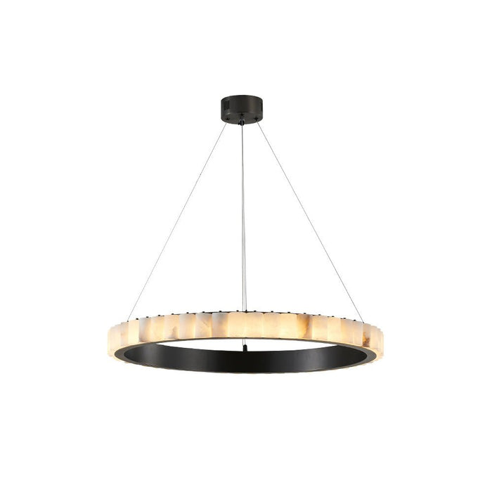 Alabaster Avalon Halo Chandelier - Simprolos