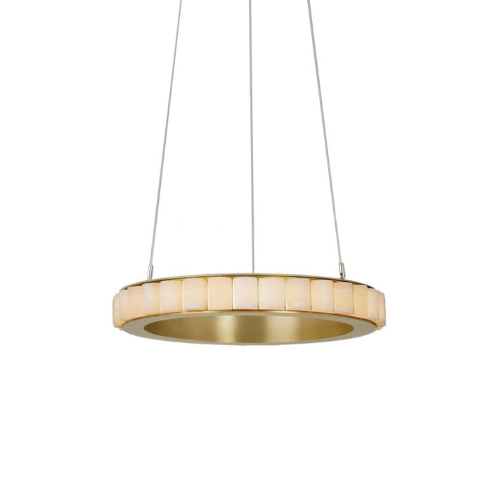 Alabaster Avalon Halo Chandelier - Simprolos