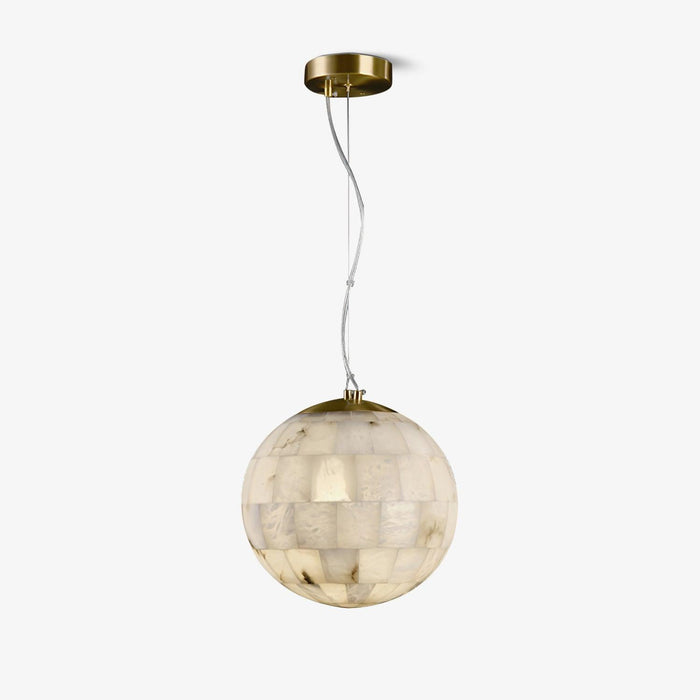 Alabaster Ball Pendant Light - Simprolos