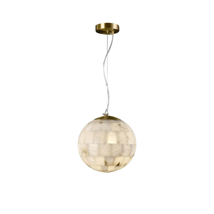 Alabaster Ball Pendant Light - Simprolos