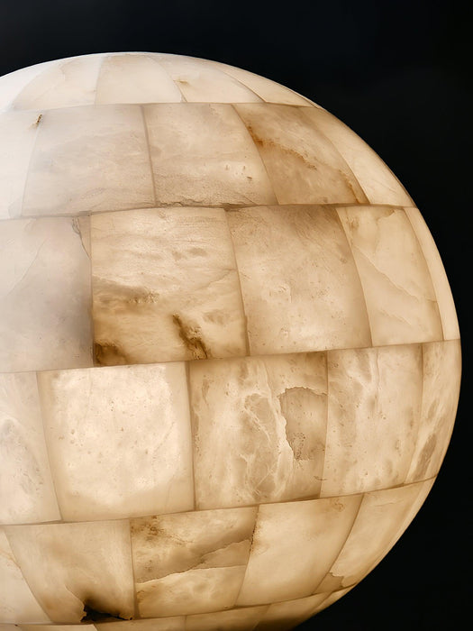 Alabaster Ball Pendant Light - Simprolos