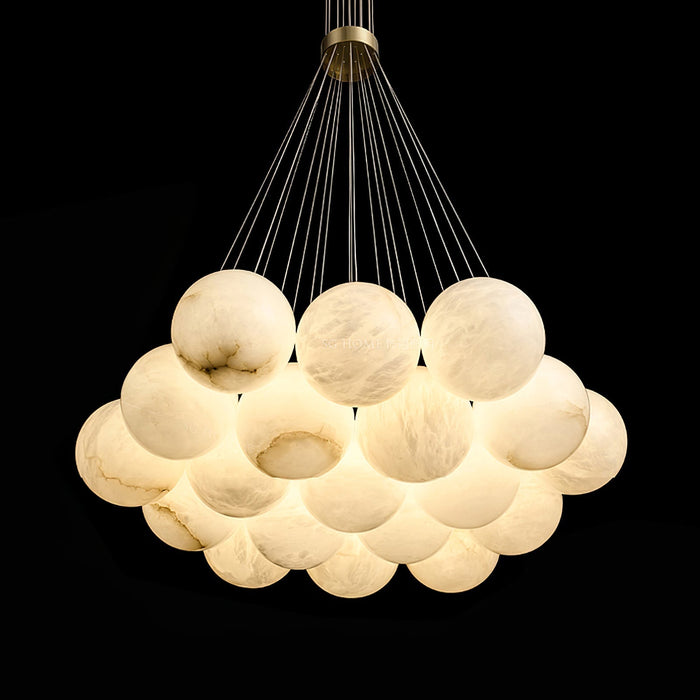 Alabaster Balls Chandelier - Simprolos
