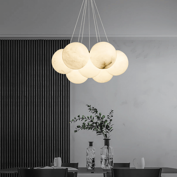 Alabaster Balls Chandelier - Simprolos