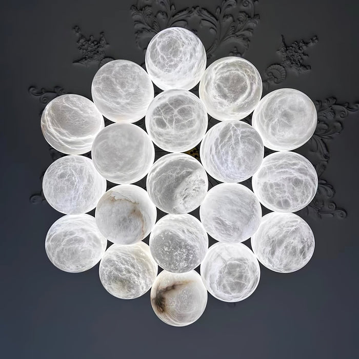 Alabaster Balls Chandelier - Simprolos