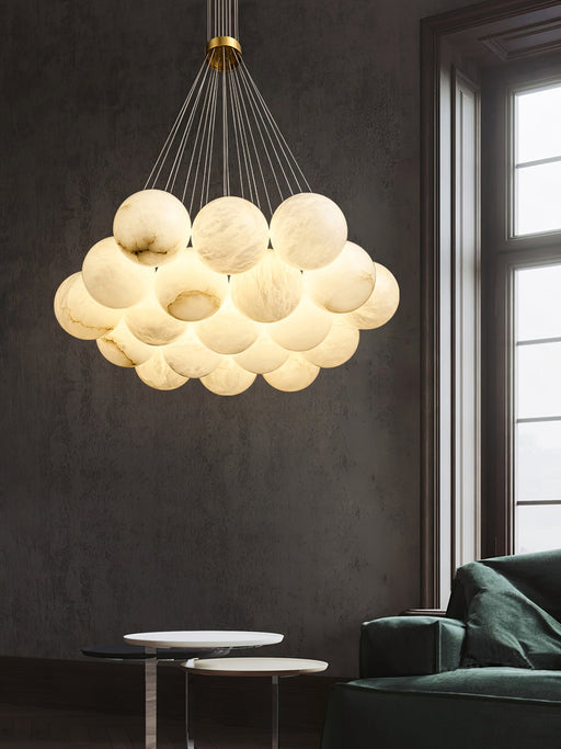 Alabaster Balls Chandelier - Simprolos
