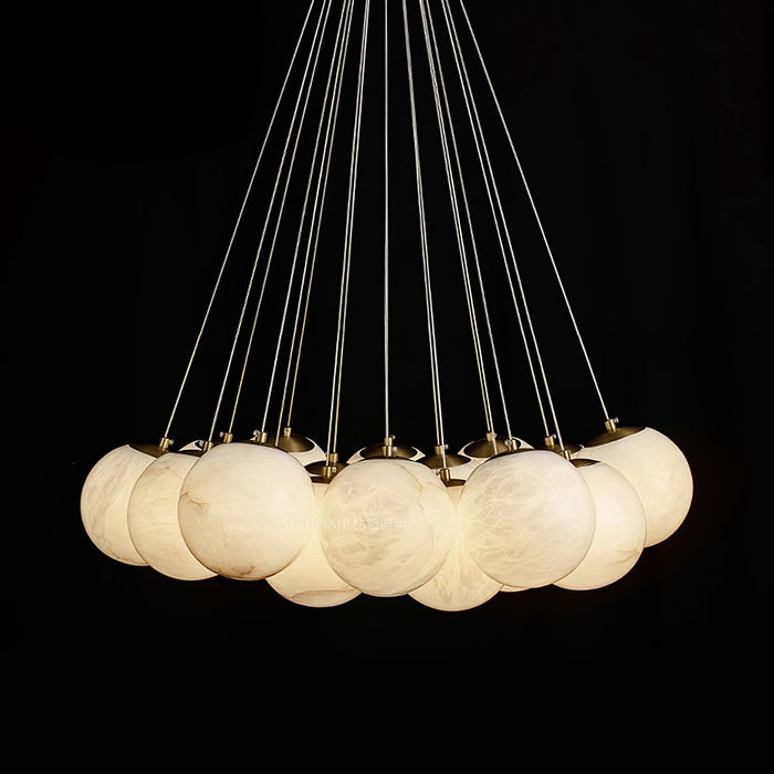 Alabaster Balls Chandelier - Simprolos