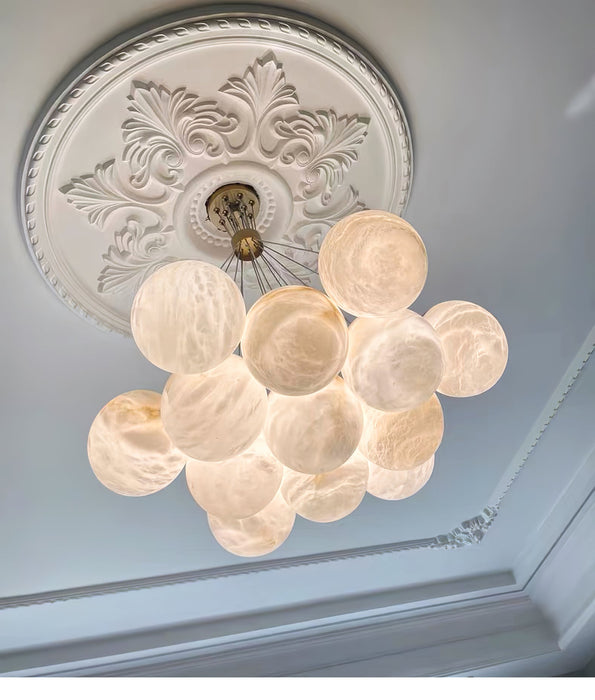 Alabaster Balls Chandelier - Simprolos