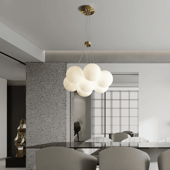Alabaster Balls Chandelier - Simprolos
