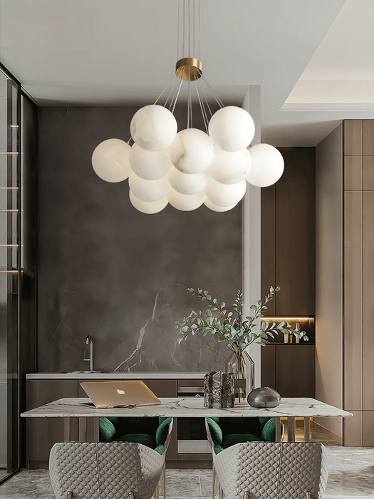 Alabaster Balls Chandelier - Simprolos