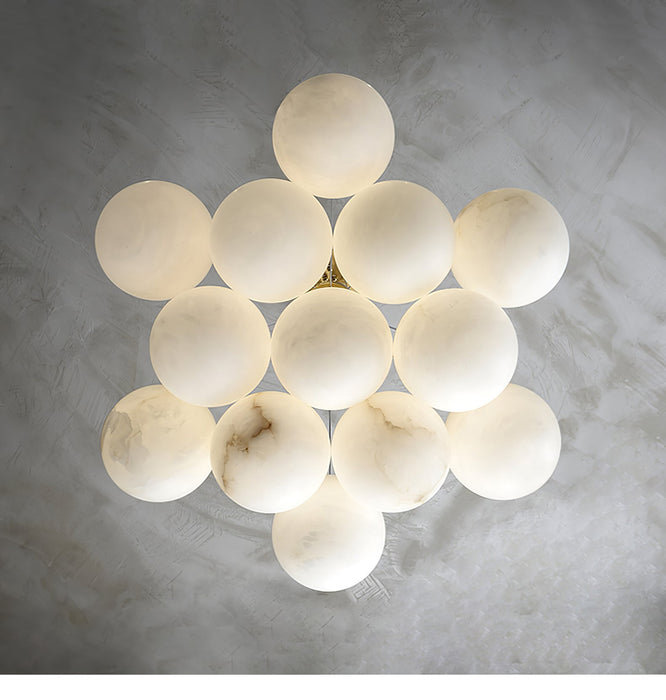 Alabaster Balls Chandelier - Simprolos