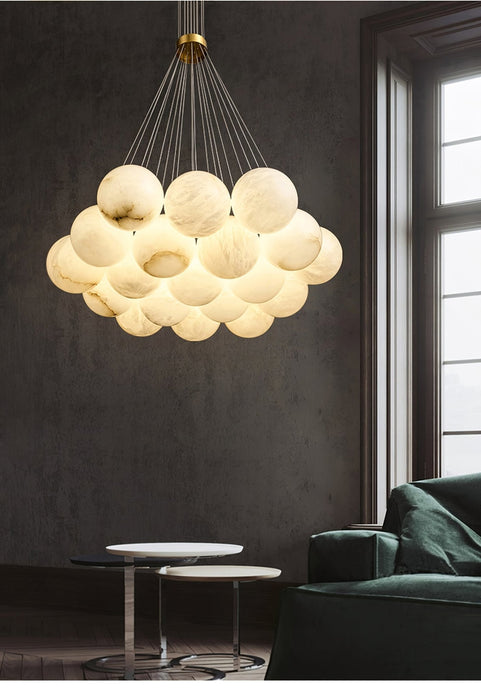 Alabaster Balls Chandelier - Simprolos