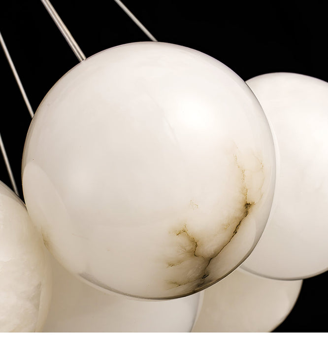 Alabaster Balls Chandelier - Simprolos