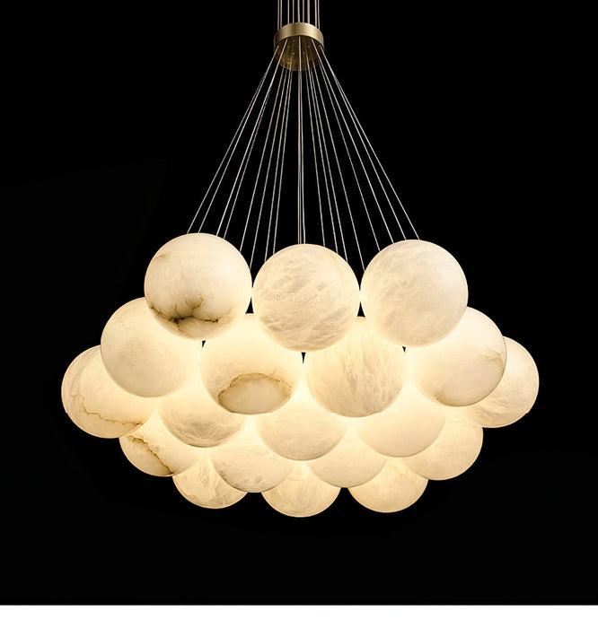 Alabaster Balls Chandelier - Simprolos