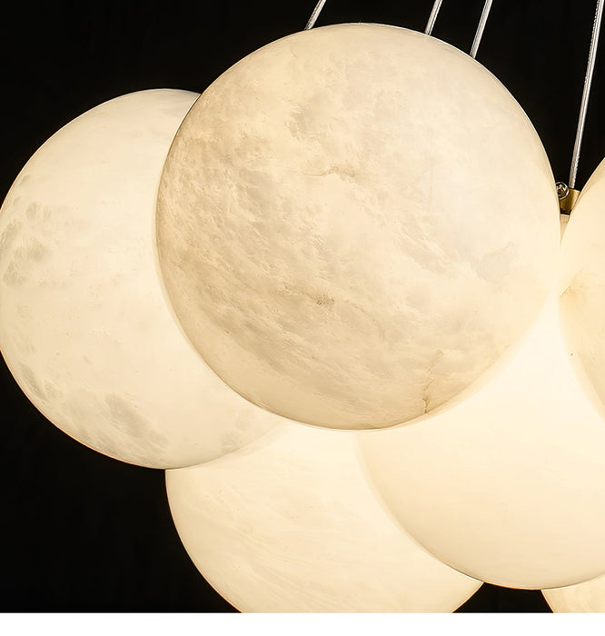Alabaster Balls Chandelier - Simprolos