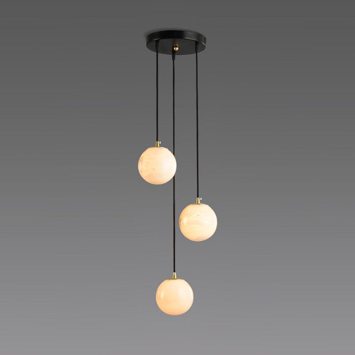 Alabaster Balls Cluster Chandelier - Simprolos