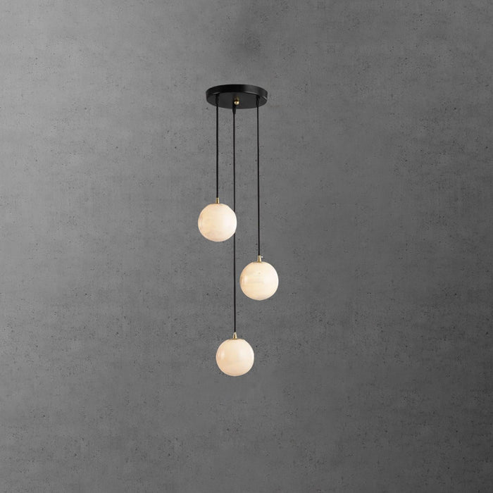 Alabaster Balls Cluster Chandelier - Simprolos