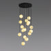 Alabaster Balls Cluster Chandelier - Simprolos