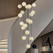 Alabaster Balls Cluster Chandelier - Simprolos
