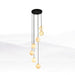 Alabaster Balls Cluster Chandelier - Simprolos