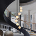 Alabaster Balls Cluster Chandelier - Simprolos