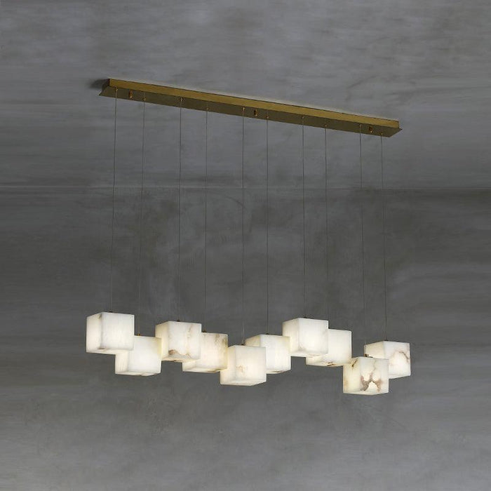 Alabaster Box Chandelier - Simprolos