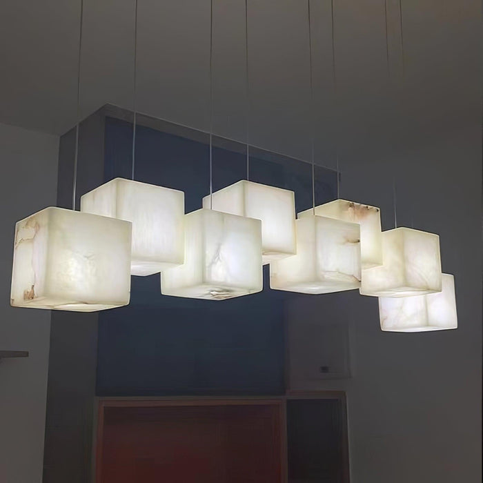 Alabaster Box Chandelier - Simprolos