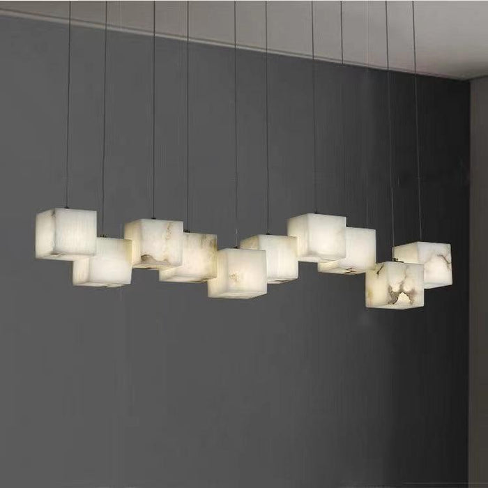 Alabaster Box Chandelier - Simprolos