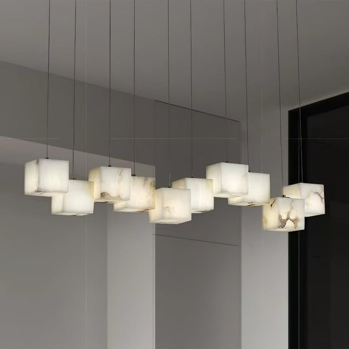 Alabaster Box Chandelier - Simprolos