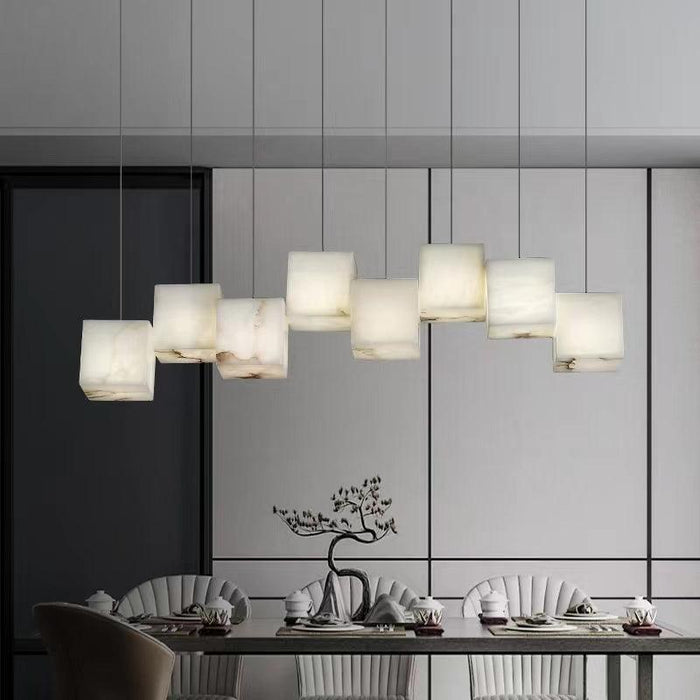 Alabaster Box Chandelier - Simprolos