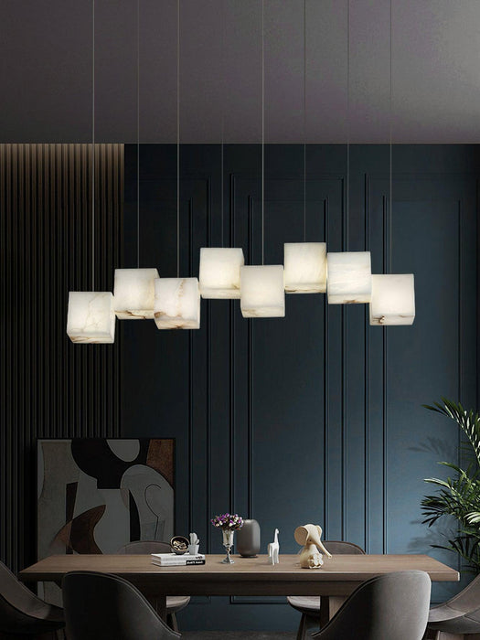 Alabaster Box Pendant Light - Simprolos
