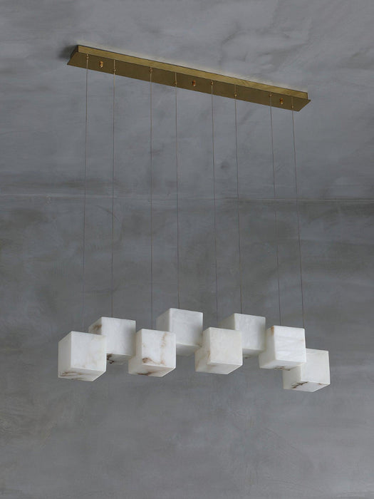 Alabaster Box Pendant Light - Simprolos