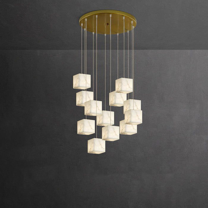 Alabaster Box Pendant Light - Simprolos