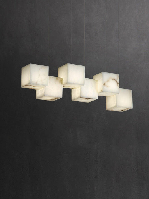 Alabaster Box Pendant Light - Simprolos