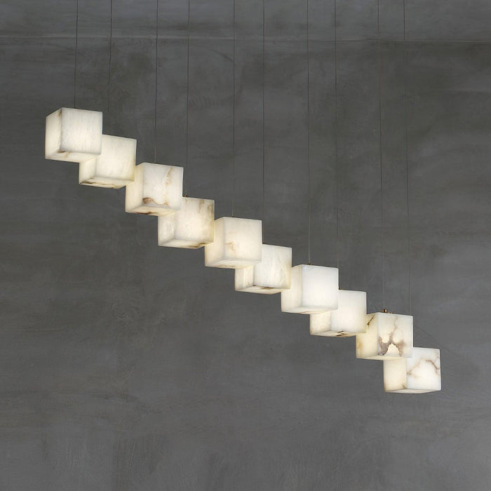 Alabaster Box Pendant Light - Simprolos