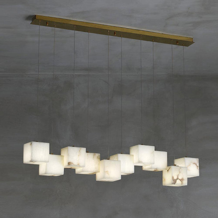 Alabaster Box Pendant Light - Simprolos