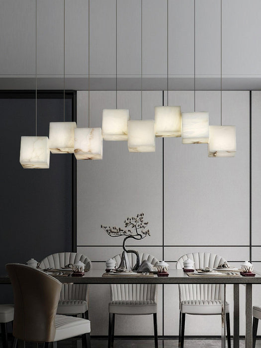 Alabaster Box Pendant Light - Simprolos