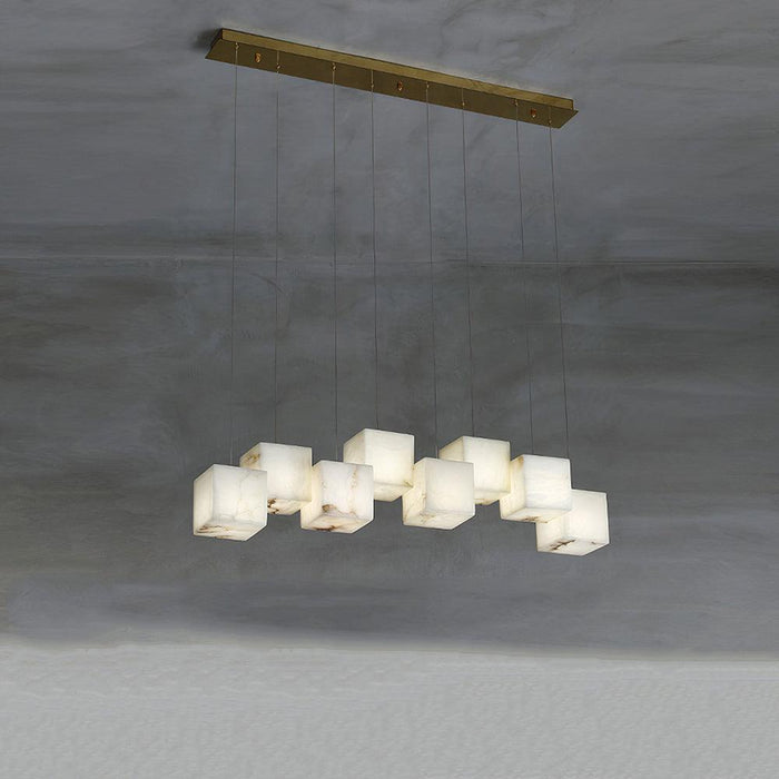 Alabaster Box Pendant Light - Simprolos