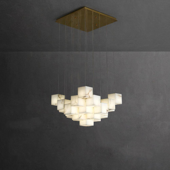 Alabaster Box Pendant Light - Simprolos