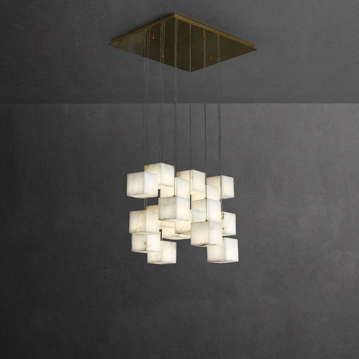 Alabaster Box Pendant Light - Simprolos