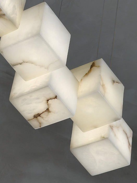 Alabaster Box Pendant Light - Simprolos